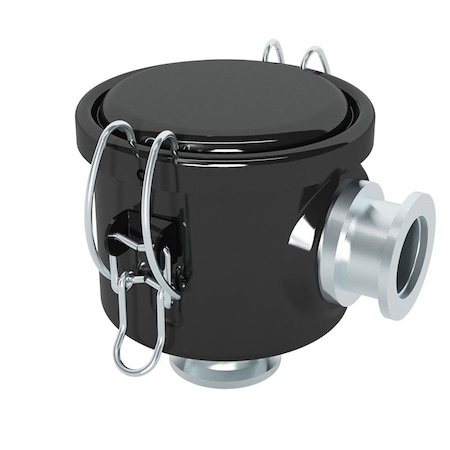 Solberg ISO Inlet Vacuum Black, NW16, 7 SCFM, 0.3 Micron HEPA Media WL-HE824-NW16B